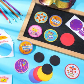 Motipuns 30 Sets Purim Crafts Purim Decorations Make Your Own Magnet Arts Craft Kit DIY Decor Gifts for Home Party Favor Holiday Decoration Game Activities Supplies