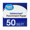 (3 pack) Great Value Unbleached Parchment Paper Roll, 50 Sq