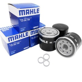 Suzuki Nissan Mazda Mitsubishi Oil Filter, Drain Washer, Aluminum, 0.8 x 0.55 x 0.06 inches (20 x 14 x 1.5 mm), MAHLE Mare OJ101 & PMA1 x 3. *Model Compatibility Confirmation Required Made by Genuine