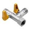POFET T Distributor 1/2 Inch Made Of Brass With 2