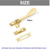 TERF® 100mm Heavy Duty Traditional Victorian Design Polished Brass Window