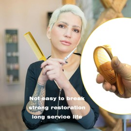 KYHSOM 10 Pcs Hair Combs Set - Thickening Anti Static Comb, Fine & Wide Tooth Dressing Combs for Men and Women, Professional Styling Combs for Coarse and Fine Hair