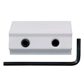 NU-SET Lock | Tamper Resistant Sliding Window Lock | Double Hex Screw Window Lock for Window Security | Home Improvement & Door Hardware, White