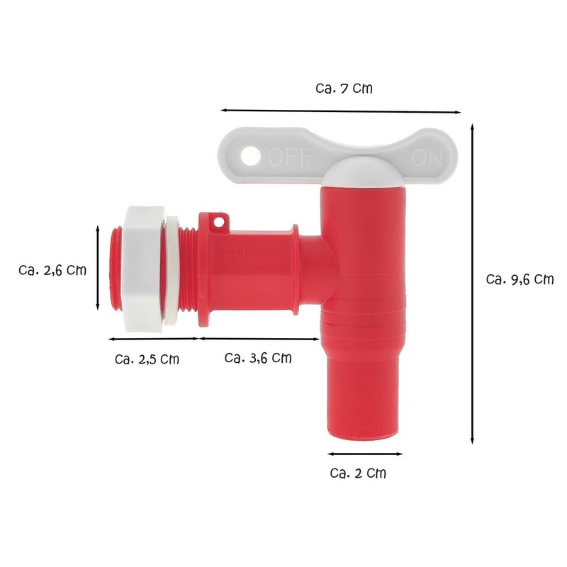 Drain Tap Water Butt 3/4 Inch (2x)