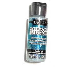 Deco Art Holographic Illusion DZZLNGTEAL, Dazzling Teal, One Size