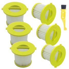 ANBOO Replacement Filters for Ryobi 18V ONE+ Hand Vacuum Cleaners PCL700 PCL704 PCL705, Replace Part # A32F05N A32HF00, Also Compatible with Hoover BH57400V Vacuums (6 Pack)