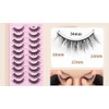 Lashline Fluffy 3D Cat Eye Natural Line Soft Black False