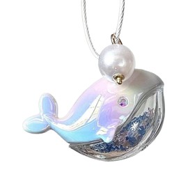 DYNWAVE Compact Whale Keychain, Animal Doll Keychain, Portable Funny Keyring Adorable Bag Pendant for Car/Key/Bag, School Carnival Rewards Birthday Gift Party Gift for Kids, Girlfriends and Sisters