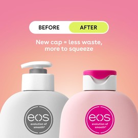 Eos Loción Corporal Shea Better - Jasmine Peach Hidratación 24H, Ligera y No Grasosa Hecha con Karité Natural Vegana 16 Onzas Líquidas