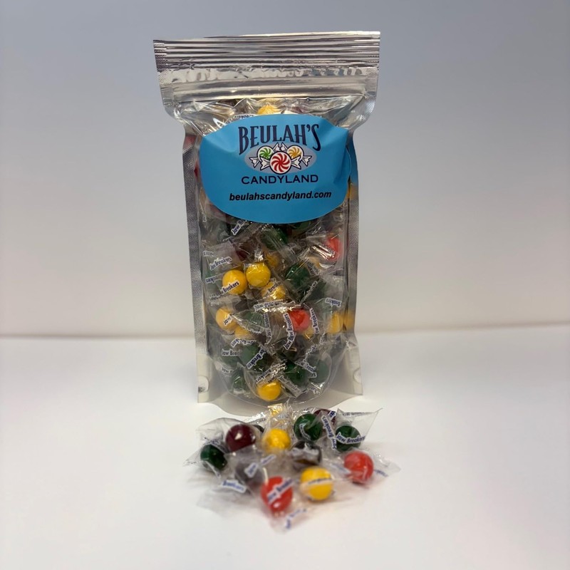 Beulah's Assorted Jawbreakers, 1 Pound Package, 80 Pieces of Candy