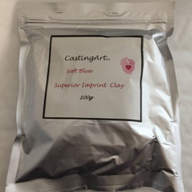 Craftmill Air Dry Clay for Baby, Child, Pet Handprint, Footprint, Imprint, Gift. Clay for Hand, Foot, Paw Print, Keepsake BLUE