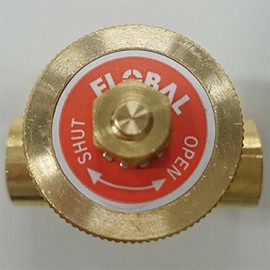 Flowoval Brass Double Female Needle Valve MVFW-01S 1/8