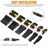 708PCS Automotive Electrical Connectors;Weather Pack Connectors Kit;1 2 3 4