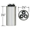 Round Capacitor 40 4 uf MFD 370 Volt 25L252BZ3 25L252