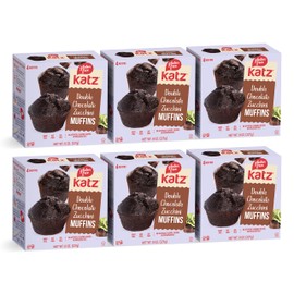 Katz Gluten Free Double Chocolate Zucchini Muffins. A Rich Chocolate Muffin With Melty Chocolate Chip And Fresh Zucchini, Dairy Free, Soy Free, Nut Free. Kosher 8 Oz (6 Pack)