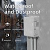 Joinfworld Vented Outdoor Enclosure Box 18.1x12.6x6.4 Outdoor WiFi Enclosure Waterproof