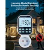 Digital Timer Socket with Countdown and Loop Mode, Maxcio Programmable