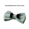 Bowtie Dog Collar, Soft & Comfy Velvet Dog Bow tie