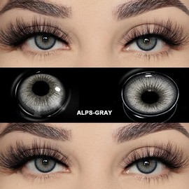 Eyelash set for DIY use lashes eyelashes tool:_Alps gray