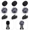 Mini Wireless Furry Windscreen & Foam Cover Set for Lavalier