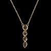 Art Attack DNA Molecule Necklace, Pendant Gift for Chemistry Science