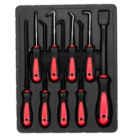 Suuonee O ring Hook 9pcs/Set Precision Pick Hook Set O Ring Gasket Extractor Extractor Herramienta Coche Auto Juego de Pinzas Herramienta Multiherramienta Extractor de Baleros