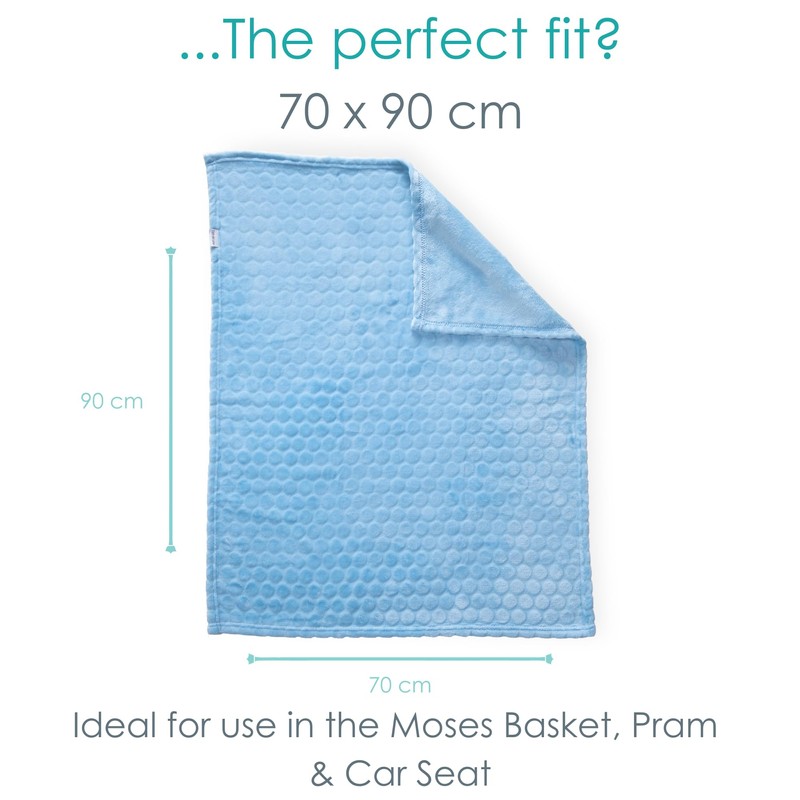 Clair de Lune | Marshmallow Baby blanket | 90 x