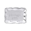 Beatriz Ball Giftables Organic Pearl Rect Engraved Tray- Girlfriends, Giggles,