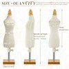 10 Pcs Doll Dress Form Mini Female 1/4 Size Tailor
