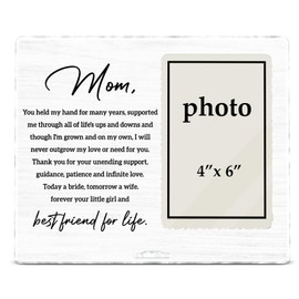 Zauly Mother of the Bride Gifts Picture Frame, Wedding Gifts for Mom