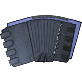 Sokaido K-60 Men's Safety Long Leg Tie, Magic Type, No Hood, Black with Stainless Steel Plate