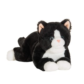 Teddy Hermann 91835 Dangling Cat Black 11,8"/30 cm, Soft Toy, Plush Toy