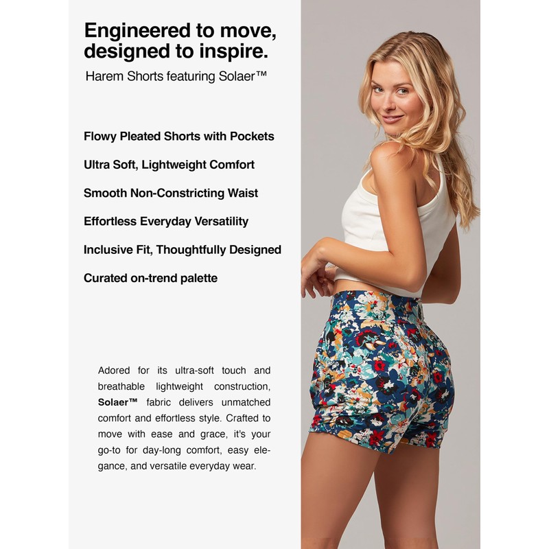 Conceited Shorts for Women High Waisted with Pockets - Casual