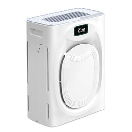 VENTISOL Pet Air Purifiers for Home Large Room up to 2500sq.ft, Air Purifier for Bedroom Double-Sided with 4 Washable H13 Filters, Air Cleaner for Pets Hair Allergies with PM2.5 Air Quality Monitor