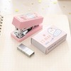 1 Set Pink Mini Stapler with No.12 Staples, Cute Rabbit