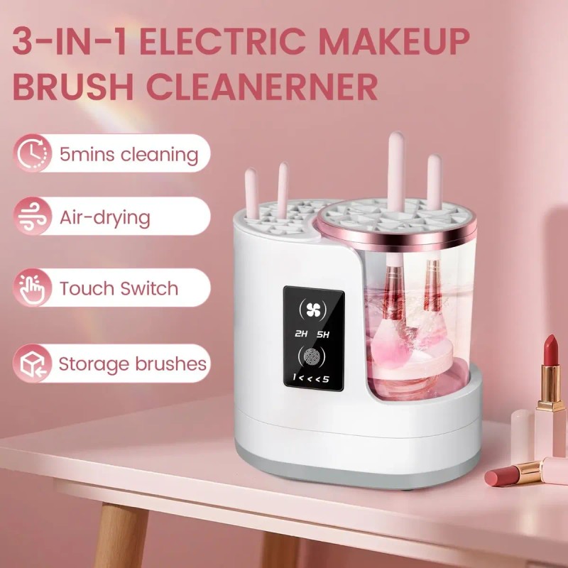 Máquina Limpiadora Y Secadora De Brochas De Maquillaje, Usb