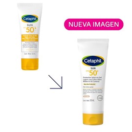 Cetaphil Sun FPS 50+ Gel Ligero Color Ultra Matte Piel Mixta a Grasa 50 ml | Con Face Technology y Solar Care Intelligence, reduce brillo por 12 h, ma