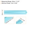 sourcing map 2pcs Folding Straight Ruler 30cm Metric Aluminum Alloy