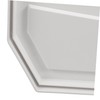KONTONTY Gutter Parts Accessories Gutter End Caps Downspout End Cover