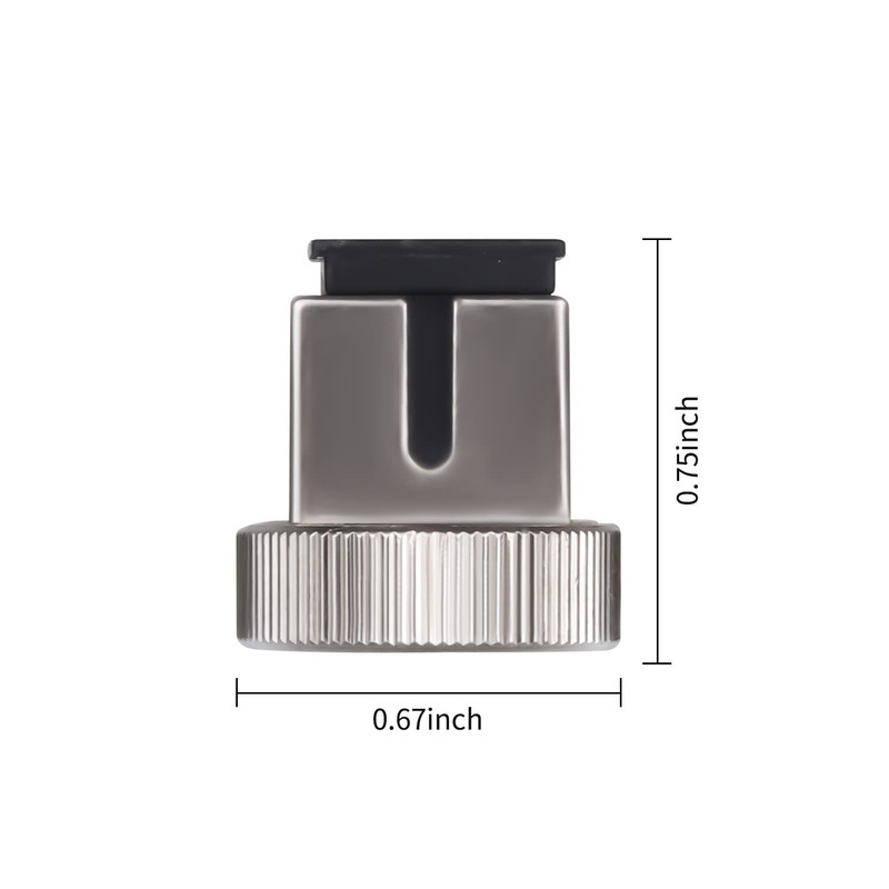 Duogalia 1 Pack SC Adapter for Fiber Optical Power Meter