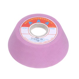 QUARKZMAN 5 Inch Flaring Pot Grinding Wheel 120 Grit Pink Aluminium Oxide PA Surface Grinding Tools for Ceramic