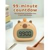 WANIDEA Capybara Alarm Clock, Digital Alarm Clock for Kids, Cute