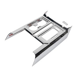 Cyllde Contral Gear Shift Panel & Cup Holder Cover Trim Chrome for Ford for F150 2015-2019 Center,Inner CGSPCHCTFFF2C, Adapt to Your car