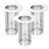 uxcell 2 Pack Shower Drain Strainer, 3.2" x 2.6" 304