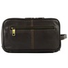 Rowallan of Scotland - Hochwertiger Herren Kulturbeutel Leder Reisetasche Stylish