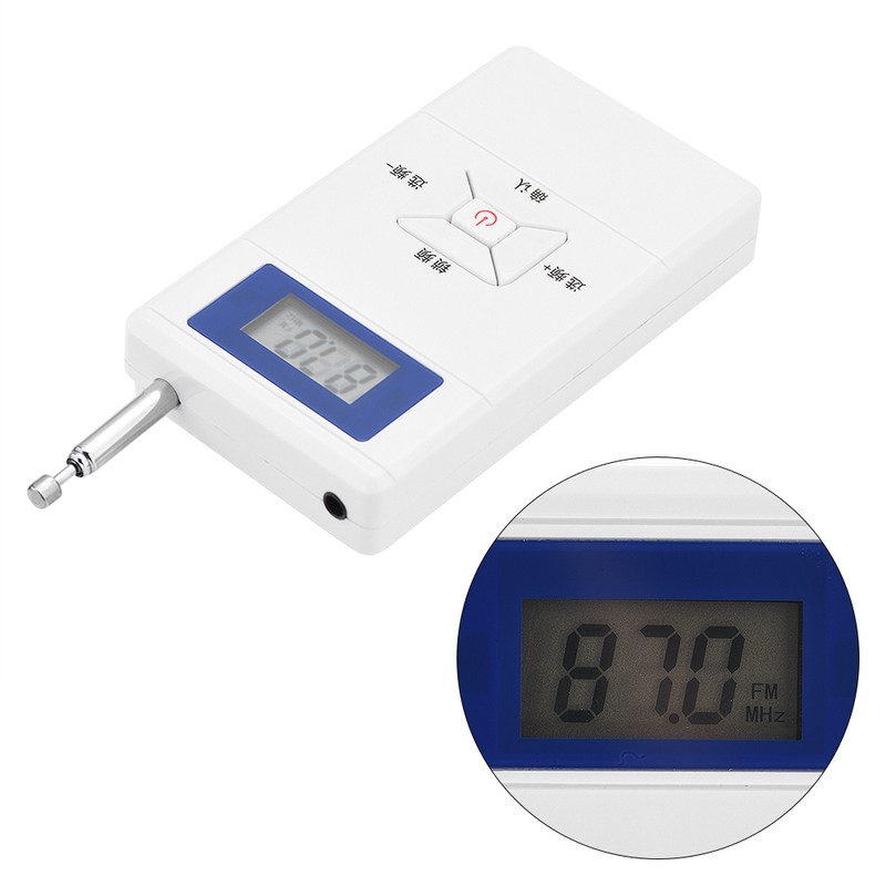 Portable Mini Wireless FM Transmitter 70MHz ~ 108MHz Audio Stereo
