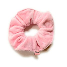 Mia Beauty Wet Scrunchie Microfiber Water Absorbing Ponytail Holder Hair Tie Hair Accessory for Showering, Work Outs, Water Sports, Women, Athletes, Teens, Girls - PINK