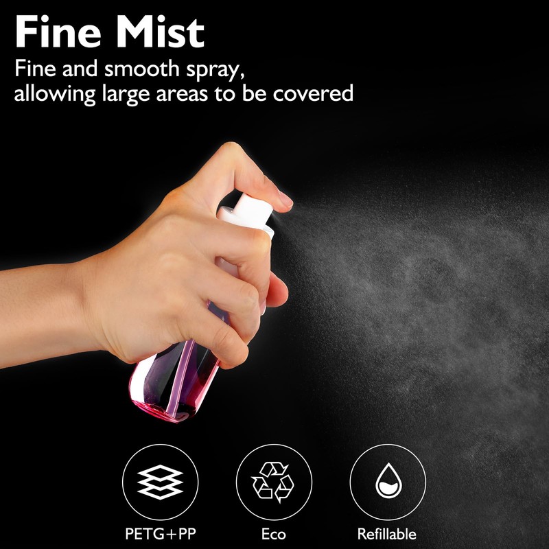 Aeibxiy Small Spray Bottles Travel Size 1.35oz 40ML, Fine Mist
