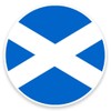 2 x 10cm/100mm Scotland Scottish Flag Window Cling Sticker Car