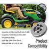 Huthbrother M127358 Transmission Drive Pulley Compatible with J-OHN Deere Scotts